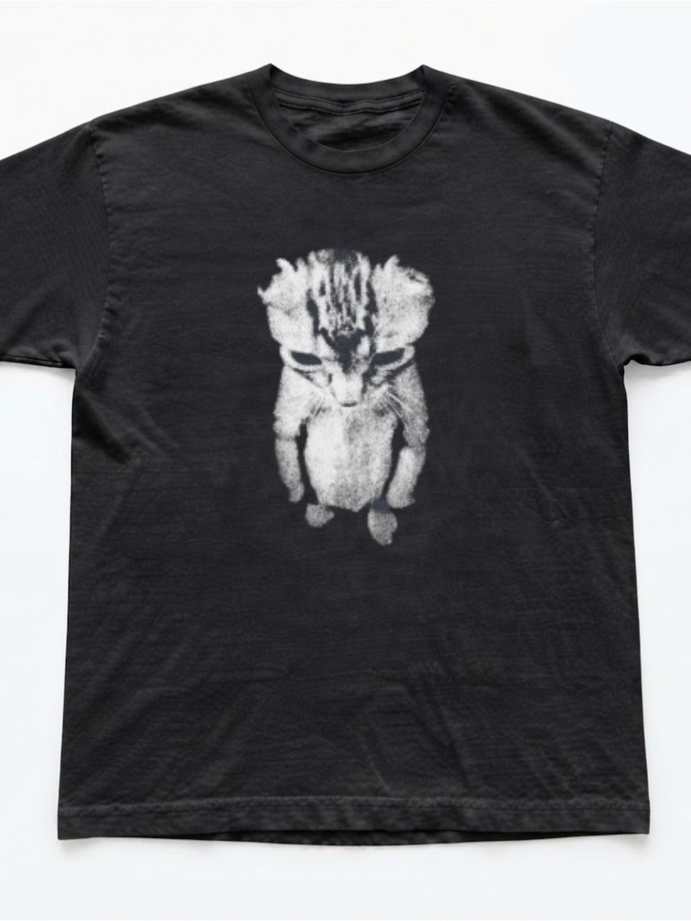 Dark Creature Black And Graphic Cat Art Print Gildan T-Shirt